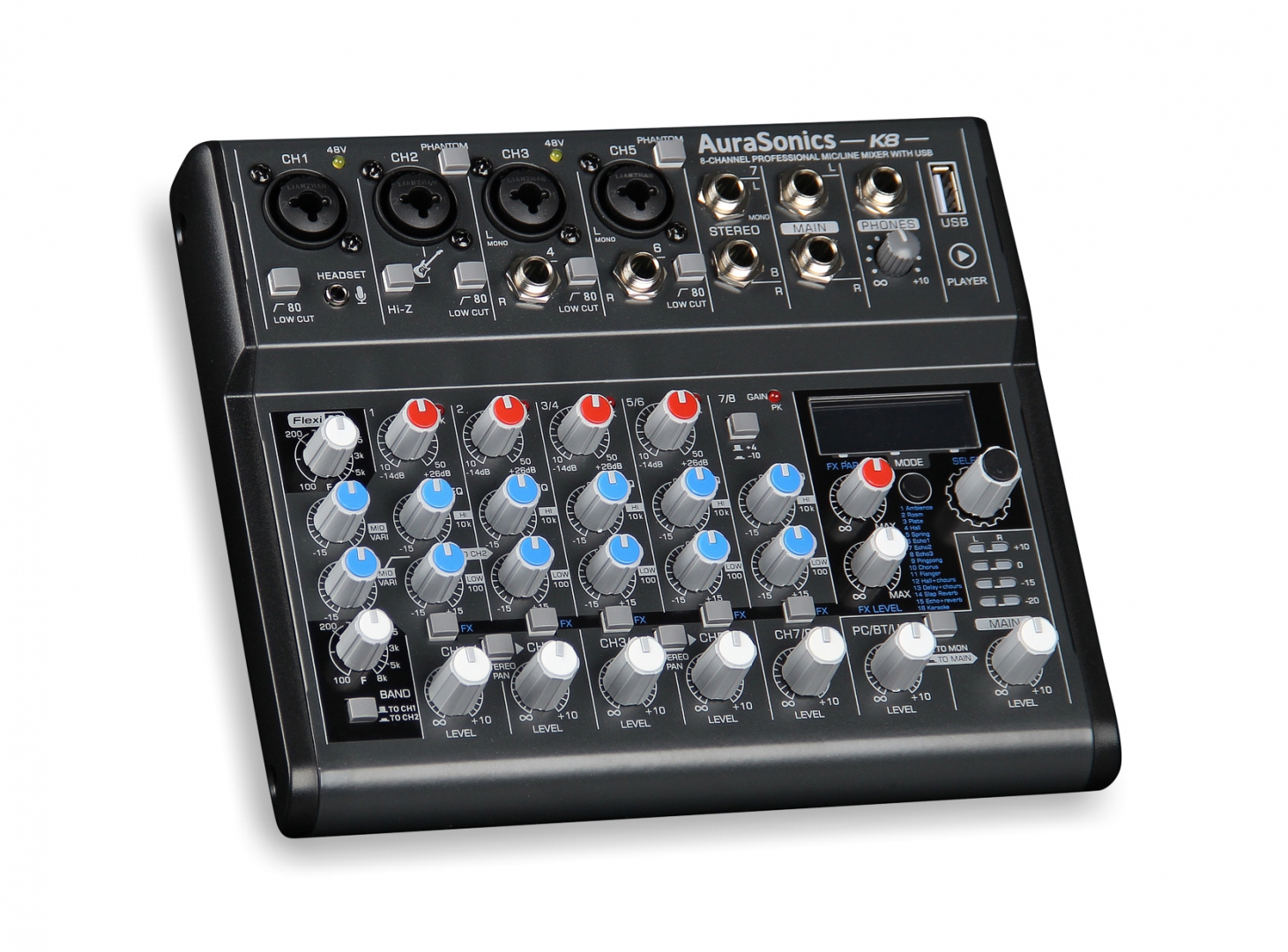 AuraSonics K8 компактный микшерный пульт в Тульской области