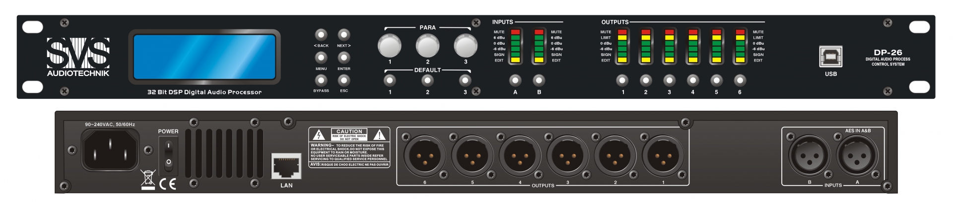 SVS Audiotechnik DP-26 Цифровой процессор: 2 входа 6 выходов в Тульской области
