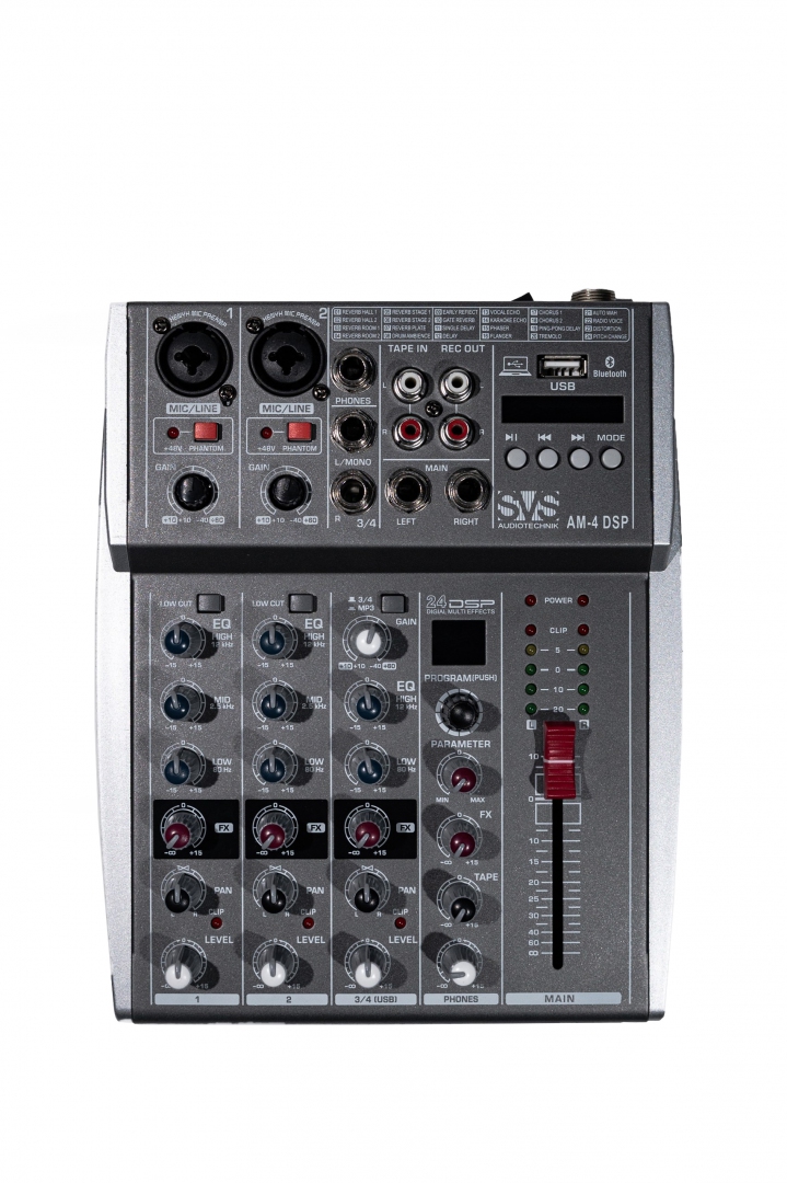 SVS Audiotechnik mixers AM-4 DSP Аналоговый микшерный пульт, 4-канала в Тульской области