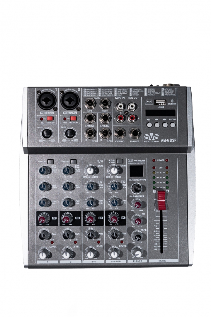 SVS Audiotechnik mixers AM-6 DSP Микшерный пульт аналоговый, 6-канальный SVS Audiotechnik mixers в Тульской области