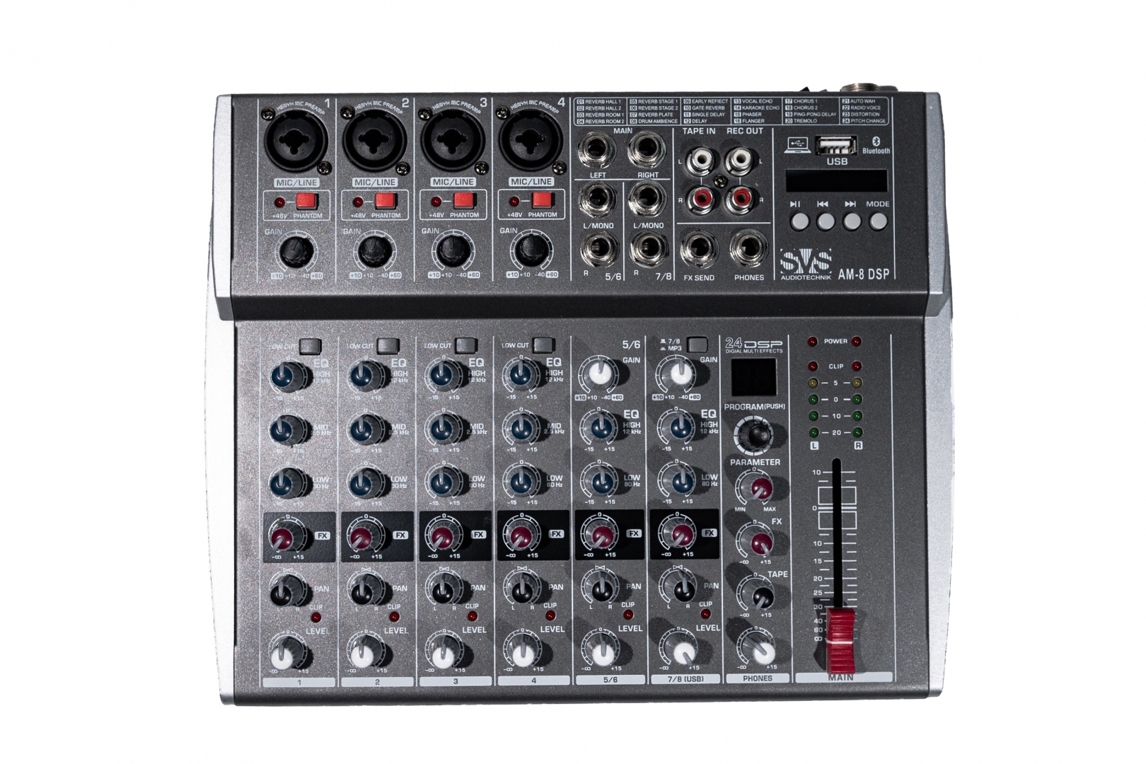 SVS Audiotechnik mixers AM-8 DSP Микшерный пульт аналоговый, 8-канальный в Тульской области